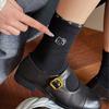 Calcetines de Principios de Otoño para Mujer Estilo Coreano de Caña Media Ins Dibujos Animados Kt Personalidad Calcetines Largos Modernos Calcetines Simples con Rayas Verticales Calcetines Holgados