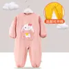 Macacão de Engatinhar para Bebê Macacão de Engatinhar para Bebês ao Ar Livre Roupa de Uma Peça Roupas Infantis para Passeio Saco de Pintura 100% Algodão Resistente a Manchas Corpo Inteiro Primavera e Outono