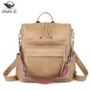 Zhenli Bolso Retro Mochila Grande para Mujer Diseño de Nicho Bolsas Mochila para Mujer Venta al por Mayor