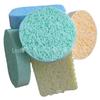 Esponja Facial de PVA Personalizada Esponja Puff de Pó Esponja Facial de PVA Puff de Limpeza Algodão de Celulose de Madeira Buraco Grosso Puff para Lavar o Rosto
