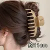 Pinza para el pelo de silicona suave color café para mujer, no daña el cabello, adecuada para cabello grueso, pinza de tiburón, pasador para recogido, accesorio para el cabello