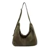 Bolso de Mano de Gran Capacidad Nuevo 2026, Bolso Tote de Gamuza Vintage de Nicho, Bolso Cubo Tote Versátil para Mujer