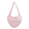Bolsas de Pelúcia Tendência para Mulheres 2026 Outono e Inverno Novo Estilo Bolsas de Ombro Transversais Bolsa de Mão de Nicho Bolsa Tote Peluda Moda