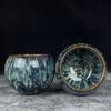 Forno de cerâmica mudar Copo de construção Tianmu Glaze Chá Tasting Cup Kung Fu Tea Cup Copo Único Master Cup Tea Bowl Bucket Cup Copo em forma especial