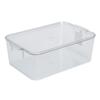 Caja de Comida para Restaurante Exhibidor de Comida Caja de Conservación de Alta Transparencia Caja de Almacenamiento para Refrigerador Caja de Almacenamiento de Plástico Acrílico con Tapa
