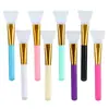 Ponto Cauda Oblíqua Haste Cabeça Macia Silicone Pincel para Máscara Pincel de Ajuste de Máscara Pincel de Beleza Pincel para Máscara de Lama Pincel para Máscara Cabeça de Silicone