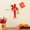 A Alegria de se Mudar para uma Nova Casa: Enfeites de Porta com o Personagem "Wan Zi Jie," Decorações para Casa Nova, Suprimentos para Mudança, Enfeites com o Caractere "Fu," Montagem de Ambiente Festivo
