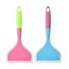 Espátula de Silicone Bicolor Pronta do Fabricante, Espátula T Colorida para Churrasco, Espátula Semi-Transparente Antiaderente, Atacado de Comércio Exterior para Confeitaria