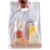 Bolsa de Empaque para Té con Leche Transparente Puro de Alta Presión Personalizada Bolsa para Vaso de Bebida Bolsa para Vaso Sencillo Doble Bolsa Gruesa Portátil para Café Té con Leche