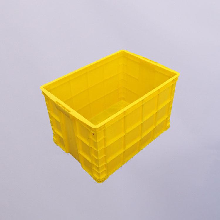 绿色周转箱加厚绿色周转箱深注塑箱HDPE聚乙烯材料