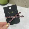 Horquilla de pelo con forma de nube de diamantes de imitación, estrella pentagonal, hueca, lateral, sencilla, con clip bb, para la parte trasera, con cabeza rota, horquilla para flequillo