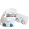Pendientes Cuadrados Geométricos Minimalistas con Diseño de Hielo Triturado de Cristal de Diamante para Mujer, Pendientes Sencillos y Sofisticados, Modernos y de Moda