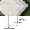Tela Geotextil para Maceteros de Jardinería, Tela de Revestimiento para Jardines, Tapete Separador de Suelo, Tapete de Fondo para Estanques de Peces, Tela Geotextil Gruesa No Tejida
