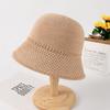 Sombrero Japonés Artístico Delgado para Sol para Mujer Nuevo Sombrero de Pescador Transpirable Cubre Rostro Sombrero Tipo Cubeta Mostrando Rostro Sombrero de Paja Pequeño Sombrero para Sol