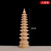 Adornos de Torre Wenchang de Madera de Durazno Pluma Wenchang Torre Wenchang de Nueve Pisos y Trece Pisos Adornos de Escritorio de Oficina