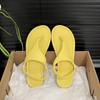 Sandalias Planas Francesas Rojas Ligeras de Moda Antideslizantes para Mujer Verano 2025 Nuevas Sandalias de Toque de Alto Nivel