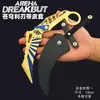 Modelo de Periférico de Jogo Zona Escura Garra do Céu com Estojo de Couro Liga de Metal Modelo de Arma Coleção Brinquedo Presente