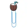 20 Estilos de Clips Decorativos de PVC con Temática de Verano, Material de Oficina, Lindos Marcapáginas, Clips de Papel Creativos para Manualidades