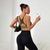 Sujetador Deportivo Transpirable Sin Costuras de Alta Calidad Transfronterizo para Mujer para Fitness, Correr y Yoga