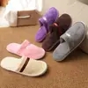 Pantuflas Desechables de Coral Fleece Engrosadas de 7 mm con Suelas Embebidas, Adecuadas para Hoteles, Casas de Huéspedes, Hospitalidad en el Hogar y Salones de Belleza