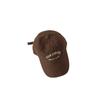 Gorra para Niños Primavera y Otoño Estilo Occidental Bordado de Letras Pequeñas Parte Superior Suave Color Retro Estilo Coreano Versátil Gorro para Bebé de Moda
