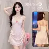 2026 Verano Pura Sensación Fresca Francesa Camisola Camisón Estilo Pura Pasión Delgada Encaje Rosa Corazón Pijama