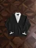 Sudadera de Pulóver Versátil Casual de Moda Suelta Unisex, Camisa Polo de Manga Larga Retro Otoñal de Dos Piezas Falsas Estilo Tiktok