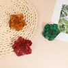 Broche de Flor de Loto Hecho a Mano en Cuero Curtido al Vegetal con Forma de Corazón, Corsage de Flor Tridimensional, Adorno para el Cabello, Accesorio para Bolsos, Flor de Cuero Genuino para DIY