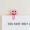 Marcadores de clip, separadores de página de boca ancha, artículos decorativos, clips de papel coloridos para manualidades, papelería para estudiantes, venta al por mayor transfronteriza, artículo popular