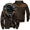 Jaquetas de algodão masculinas europeias e americanas de inverno para comércio exterior são quentes e duráveis, com forro de lã, impressão digital 3D e design multipadrão xadrez