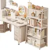 Estante para Libros Estilo Ins de Pie para Dormitorio Hogar Almacenamiento Multicapa Hierro Almacenamiento Exhibición Sala de Estar Estante Escalera