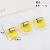Clips de Unión Transparentes Sin Costuras, Lindos Clips de Clasificación Mini Coloridos para Estudiantes, Clips Multifuncionales para Manuales, Clips Universales