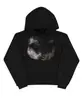 Otoño e Invierno Nuevo Transfronterizo Y2K Estilo Oscuro Estampado Moda Sudadera con Capucha Streetwear Inslulu Pulóver de Moda