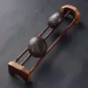 Suporte Secador Exibidor de Xícaras de Chá Kung Fu de Bambu Roxo Acessórios para Conjunto de Chá Suporte de Armazenamento Suporte de Drenagem Suporte para Xícara de Chá Rack para Xícara de Chá