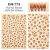 Pegatina para Manicura de Leopardo Popular en Internet Nuevo Estilo Ins Otoño e Invierno DIY Patrón Pequeño Calcomanía Adhesiva Decoraciones para Uñas