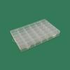 Caja de Plástico Desmontable de 36 Compartimentos para Organizar Herramientas y Piezas de Ferretería, Arte de Uñas y Tornillos, con Tapa Transparente