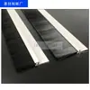 Cepillo de tira de aleación de aluminio cepillo de cerdas uso industrial tira barrera de agua maquinaria de limpieza de tiras cepillo de cerdas tira pelo suave filamento de nylon a prueba de polvo