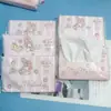 Kt Gato Papel Toalha Crianças Creme Hidratante Papel Macio Nuvem Bebê Adulto Portátil Bolsa Pequena Lenço Facial Papel Higiênico Guardanapo