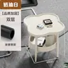 Mesa de Café Estilo Nuevo Mahjong, Estante para Tés, Estante de Almacenamiento para Mesa de Mahjong, Mesa Auxiliar Pequeña, Mesa de Té Móvil para Jugar Cartas en la Sala de Juegos