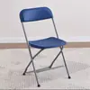 Silla Plegable de Plástico para Exteriores de Fábrica Original Silla Engrosada con Carga Apilable Silla para Recepción de Negocios Silla para Oficina en Casa