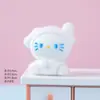 Nuevos adornos pequeños de resina con flocado de dibujos animados lindos, artículos decorativos, juguetes creativos de moda, figuras lindas, accesorios para manualidades