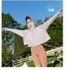 2025 Novo Tecido de Seda de Gelo Gola Alta Proteção Solar Roupas Verão Femininas Tops Respiráveis Slim Top Fino Anti-UV Roupas de Proteção Solar