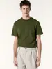 Suéter Masculino, Verão Gola Redonda Manga Curta, Tricô Masculino, Camiseta de Lã Lyocell, Tecnologia de Resfriamento Lyocell