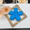 9cm Flor Moda Personalidade Meias da Moda Boneca Corta-vento Pano Adesivo Algodão Cinco Folhas Flor Acessórios de Vestuário Acessórios