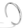 B0043 Pulsera Abierta Brillante Dorada Pulsera de Metal Pesado para Mujer Moda Estilo Ins Joyería Transfronteriza Europea y Americana