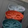 Bandeja Transpirable en Forma de Y con Borde Ondulado Engrosado Cubeta de Plástico para Recolección de Agua, Tapete Grande para Mascotas