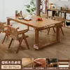 Escritorio Grande de Madera Maciza para Uso Doméstico, Transformable en Mesa de Sala de Estar, Escritorio de Trabajo, Escritorio de Estudio y Mesa de Comedor Móvil