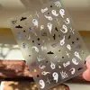 Yitu Adesivo de Unha Halloween Fantasma com Relevo de Cristal Diamante Transfronteiriço Adesivo Decorativo Simples Escuro Yt6760