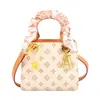 Bolsa Princesa Diana Vintage de Alta Qualidade para Mulheres 2026 Novo Modelo Bolsa de Ombro Transversal com Textura Versátil e Bolsa de Mão Elegante Estampada