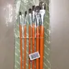 Minghua 826 pincel de lobo pincel agua tiza acuarela pluma pincel para pintura al óleo curso de capacitación juego de pinceles fabricantes mayoreo